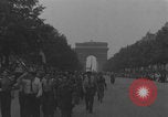 Image of FFI fighters 2nd Armored Division parade Paris France, 1944, second 10 stock footage video 65675079507