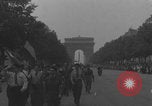 Image of FFI fighters 2nd Armored Division parade Paris France, 1944, second 11 stock footage video 65675079507