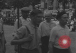 Image of FFI fighters 2nd Armored Division parade Paris France, 1944, second 24 stock footage video 65675079507