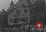 Image of FFI fighters 2nd Armored Division parade Paris France, 1944, second 33 stock footage video 65675079507