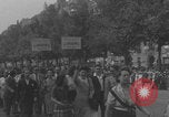 Image of FFI fighters 2nd Armored Division parade Paris France, 1944, second 35 stock footage video 65675079507