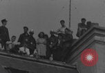Image of French civilians cheering during parade Paris France, 1944, second 13 stock footage video 65675079508