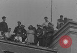 Image of French civilians cheering during parade Paris France, 1944, second 15 stock footage video 65675079508