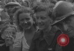 Image of French civilians cheering during parade Paris France, 1944, second 17 stock footage video 65675079508