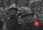 Image of French civilians cheering during parade Paris France, 1944, second 19 stock footage video 65675079508