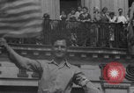 Image of French civilians cheering during parade Paris France, 1944, second 22 stock footage video 65675079508
