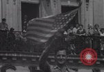 Image of French civilians cheering during parade Paris France, 1944, second 25 stock footage video 65675079508