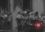 Image of French civilians cheering during parade Paris France, 1944, second 27 stock footage video 65675079508