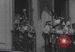 Image of French civilians cheering during parade Paris France, 1944, second 29 stock footage video 65675079508