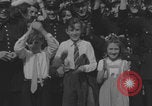 Image of French civilians cheering during parade Paris France, 1944, second 31 stock footage video 65675079508