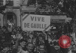 Image of French civilians cheering during parade Paris France, 1944, second 35 stock footage video 65675079508