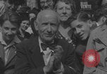 Image of French civilians cheering during parade Paris France, 1944, second 45 stock footage video 65675079508