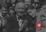 Image of French civilians cheering during parade Paris France, 1944, second 47 stock footage video 65675079508