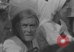 Image of French civilians cheering during parade Paris France, 1944, second 49 stock footage video 65675079508