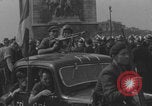 Image of French civilians cheering during parade Paris France, 1944, second 55 stock footage video 65675079508