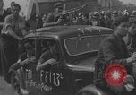 Image of French civilians cheering during parade Paris France, 1944, second 58 stock footage video 65675079508