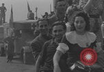 Image of French civilians cheering during parade Paris France, 1944, second 61 stock footage video 65675079508