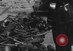 Image of FFI fighters playing with Hitler portrait Paris France, 1944, second 9 stock footage video 65675079512