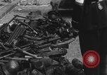 Image of FFI fighters playing with Hitler portrait Paris France, 1944, second 10 stock footage video 65675079512
