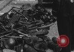 Image of FFI fighters playing with Hitler portrait Paris France, 1944, second 11 stock footage video 65675079512