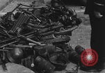 Image of FFI fighters playing with Hitler portrait Paris France, 1944, second 13 stock footage video 65675079512