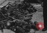 Image of FFI fighters playing with Hitler portrait Paris France, 1944, second 14 stock footage video 65675079512