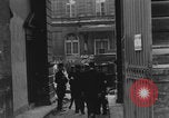 Image of FFI fighters playing with Hitler portrait Paris France, 1944, second 18 stock footage video 65675079512