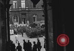 Image of FFI fighters playing with Hitler portrait Paris France, 1944, second 36 stock footage video 65675079512