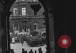 Image of FFI fighters playing with Hitler portrait Paris France, 1944, second 38 stock footage video 65675079512