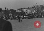 Image of French civilians hiding sniper attack Paris France, 1944, second 33 stock footage video 65675079517