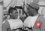 Image of African American soldiers wearing life vests Europe, 1944, second 5 stock footage video 65675079531