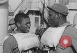 Image of African American soldiers wearing life vests Europe, 1944, second 7 stock footage video 65675079531