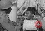 Image of African American soldiers wearing life vests Europe, 1944, second 11 stock footage video 65675079531