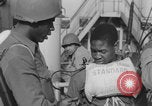 Image of African American soldiers wearing life vests Europe, 1944, second 14 stock footage video 65675079531