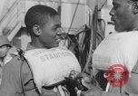 Image of African American soldiers wearing life vests Europe, 1944, second 19 stock footage video 65675079531