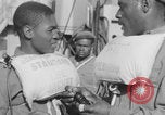 Image of African American soldiers wearing life vests Europe, 1944, second 26 stock footage video 65675079531