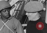 Image of African American soldiers socializing together Europe, 1944, second 12 stock footage video 65675079534