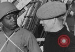 Image of African American soldiers socializing together Europe, 1944, second 17 stock footage video 65675079534