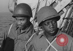 Image of African American soldiers socializing together Europe, 1944, second 18 stock footage video 65675079534