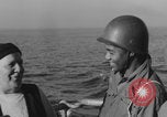 Image of African American soldiers socializing together Europe, 1944, second 31 stock footage video 65675079534