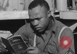 Image of African American soldiers socializing together Europe, 1944, second 37 stock footage video 65675079534