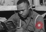 Image of African American soldiers socializing together Europe, 1944, second 38 stock footage video 65675079534