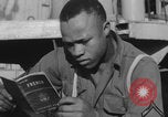 Image of African American soldiers socializing together Europe, 1944, second 40 stock footage video 65675079534