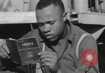 Image of African American soldiers socializing together Europe, 1944, second 47 stock footage video 65675079534