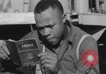 Image of African American soldiers socializing together Europe, 1944, second 48 stock footage video 65675079534