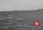 Image of US APA ships sailing Kerama Islands Pacific Ocean, 1945, second 35 stock footage video 65675079537