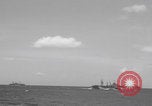 Image of US APA ships sailing Kerama Islands Pacific Ocean, 1945, second 40 stock footage video 65675079537