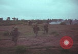Image of Operation Wallowa US 1st Brigade 7th Cavalry walking Vietnam, 1967, second 47 stock footage video 65675079543