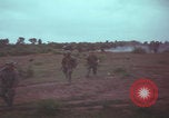 Image of Operation Wallowa US 1st Brigade 7th Cavalry walking Vietnam, 1967, second 48 stock footage video 65675079543