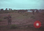 Image of Operation Wallowa US 1st Brigade 7th Cavalry walking Vietnam, 1967, second 58 stock footage video 65675079543